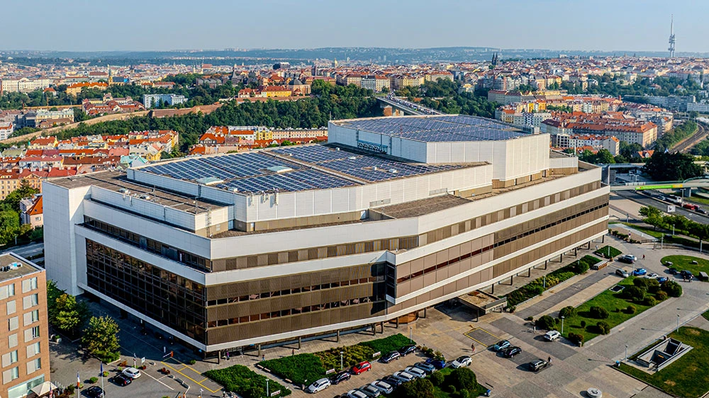 Prague Congress Centre Aerial view of the Prague Congress Centre