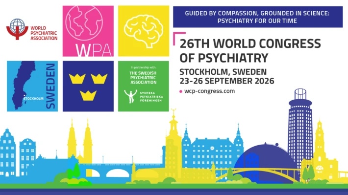 WCP 2026 26th World Congress of Psychiatry, 23-24 September 2026, Stockhol, Sweden